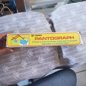 Chadwicks Yellow and Red Pantograph Drawing Tool